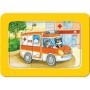 Puzzle Animale Conducand Vehicule, 3X6 Piese Ravensburger - 4